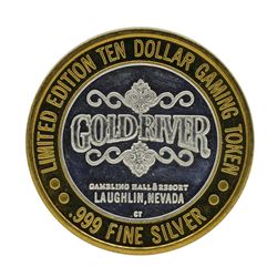 .999 Silver Gold River Gambling Hall & Resort $10 Limited Edition Casino Gaming