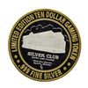 Image 1 : .999 Silver Silver Club Casino Sparks, NV $10 Limited Edition Casino Gaming Toke