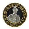 Image 2 : .999 Silver Limted Edition Lawmen Series $10 Limited Edition Casino Gaming Token