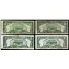 Image 2 : Lot of (4) 1928C $5 Legal Tender Red Seal Notes