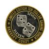 Image 1 : .999 Silver Barbary Coast Las Vegas, Nevada $10 Casino Gaming Token Limited Edit