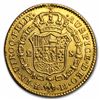 Image 2 : 1774-M PJ Spain Gold 2 Escudo Coin AU 243 Years Old