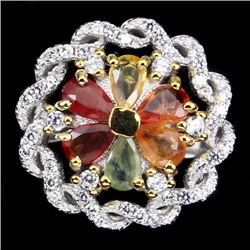Natural Fancy Color Sapphire Ring