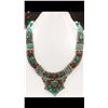 Image 1 : Tibet Hand Made Turquoise & Coral Necklace
