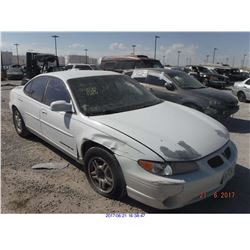 2001 - PONTIAC GRAND PRIX