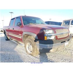 2003 - CHEVROLET SILVERADO 1500
