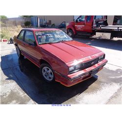 1987 - CHEVROLET CAVALIER