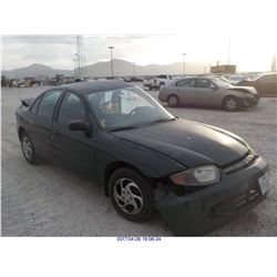 2003 - CHEVROLET CAVALIER // SALVAGE TITLE
