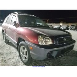 2002 - HYUNDAI SANTA FE