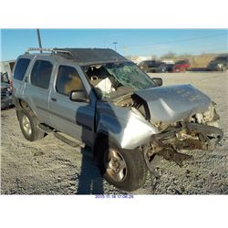 2002 - NISSAN XTERRA // SALVAGE TITLE