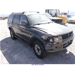 1999 - MITSUBISHI MONTERO SPORT
