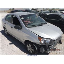 2015 - CHEVROLET AVEO // EXPORT ONLY