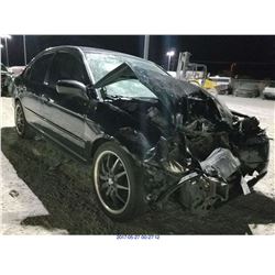 2001 - HONDA CIVIC // SALVAGE TITLE