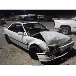1992 - ACURA INTEGRA // SALVAGE TITLE