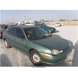 1999 - DODGE NEON  // REBUILT SALVAGE
