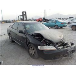 2001 - HONDA ACCORD // SALVAGE TITLE