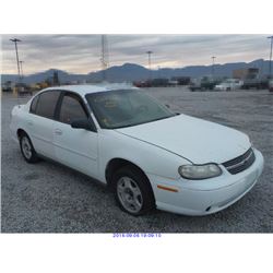 2001 - CHEVROLET MALIBU with TX Title