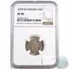 Image 1 : Sweden; 1878 EB 25 Ore NGC Certified XF-45