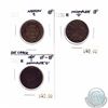 Image 1 : 1-cent 1859 Narrow 9 Die Crack EF, 1876H Incomplete 'D' EF & 1882H Obverse 1 Incomplete 'D' VF-EF. 3
