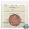 Image 1 : 1-cent 1908 ICCS Certified MS-65 Red