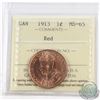 Image 1 : 1-cent 1913 ICCS Certified MS-65 Red
