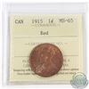 Image 1 : 1-cent 1915 ICCS Certified MS-65 Red