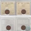 1-cent 1930 & 1931 ICCS Certified MS-60 Brown. 2pcs