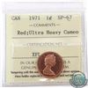 Image 1 : 1-cent 1971 ICCS Certified SP-67 Red Ultra Heavy Cameo