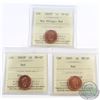 Image 1 : 1-cent 2003, 2003P, 2003P New Effigy ICCS Certified MS-67 Red. 3pcs.