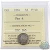 Image 1 : 5-cent 1884 Far 4 ICCS Certified F-12