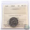 Image 1 : 5-cent 1948 ICCS Certified MS-65