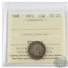 Image 1 : 10-cent 1871 ICCS Certified VF-20