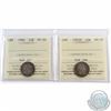 Image 1 : 10-cent 1901 & 1903H ICCS Certified VF-30. 2pcs