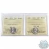 Image 1 : 10-cent 1956, 1961 10-cent ICCS Certified MS-66. 2pcs.