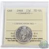 Image 1 : 25-cent 1948 ICCS Certified MS-64. A bright Lustrous coin with just a hint of toning.