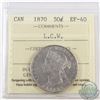 Image 1 : 50-cent 1870 L.C.W. ICCS Certified EF-40
