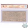 Image 2 : 40-10-02-02a. 1859 Bank of Brantford $1, Stokes-Kingsmill, Overall Green Tint, Partially Engraved Da