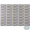 Image 1 : BC-46b. Uncut sheet of 40 1973 Bank of Canada $1.00 Notes, BFK Prefix, including 10 RADAR notes. The