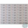 Image 1 : BC-55b. Uncut Sheet of 40 1986 Bank of Canada $2.00 Notes, BBU Prefix. The sheet has two corners wit