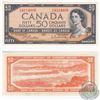 Image 1 : BC-42b. 1954 Bank of Canada $50, Beattie-Rasminsky, S/N: B/H4114806 in AU-UNC Condition.