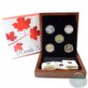 Image 1 : RCM Issue: 2013 Canada $25 Complete O Canada 5-Coin Fine Silver Set with Deluxe Display Case. The Wo