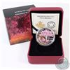 Image 1 : RCM Issue: 2016 Canada $15 Celebration of Spring: Cherry Blossoms, 99.99% Pure Silver Color Proof (T