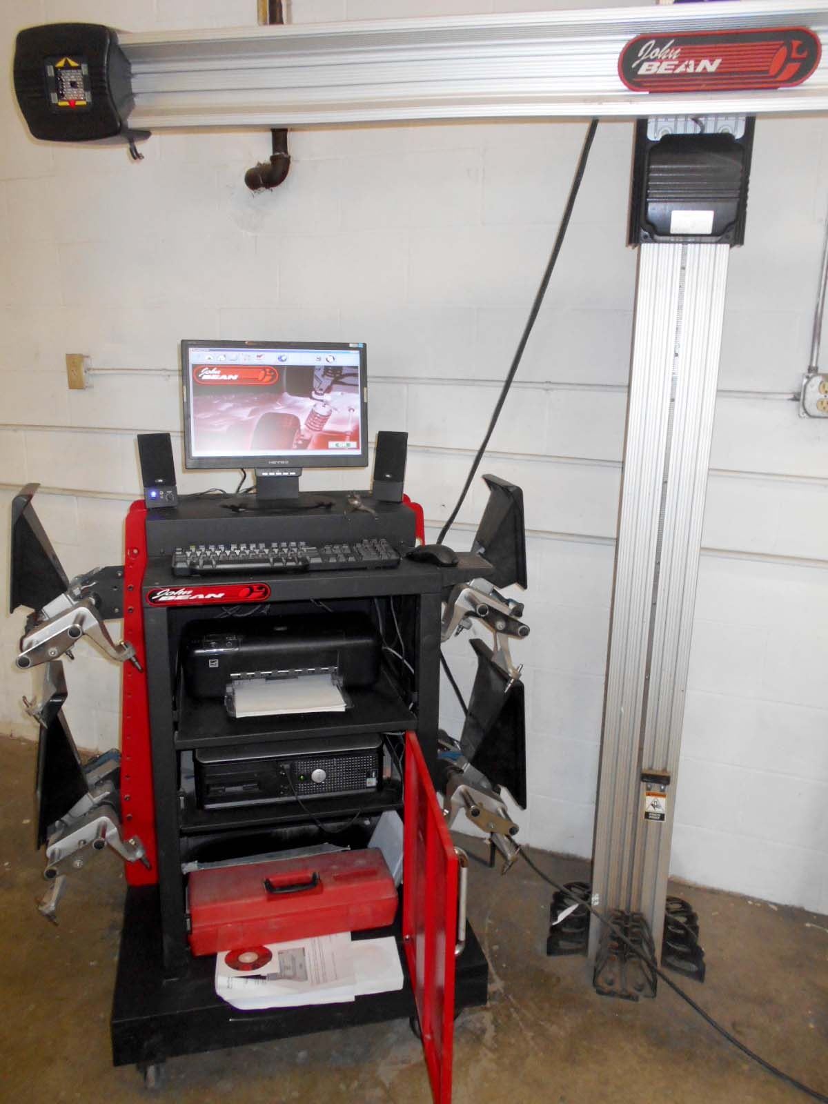 John Bean Visualiner Computerized Front End Alignment Machine