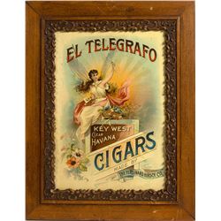 El Telegrafo Havana Cigars Framed Advertisement