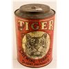 Image 1 : Tobacco Tin: Round Red Tiger Chewing Tobacco