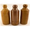 Image 1 : Three Crockery Ginger Beer Bottles