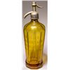 Image 1 : Golden Multisided Rocky Mountain Seltzer Bottle (Denver, Colorado)
