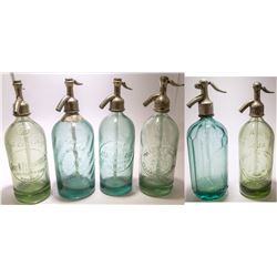 Green Mexico Seltzer Bottles (6)