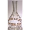 Image 1 : National Club, Chicago Backbar Bottle