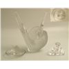 Image 1 : Two Lalique Signed Frosted Birds